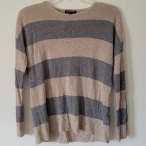 Eileen Fisher Striped Box Cut Sweater PM